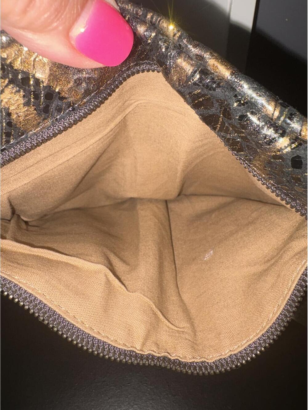 HOBO International Lauren Clutch Wallet Metallic in Limited Edition Snakeskin - Picture 6 of 8